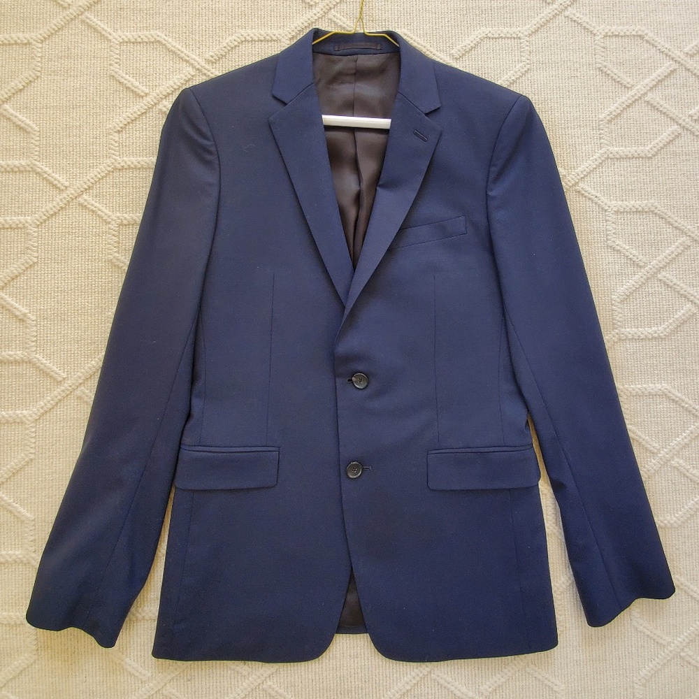 Theory Mens Navy Sport Coat